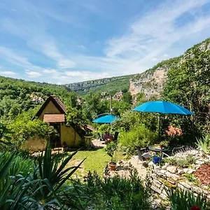 Un Jardin Dans La Falaise , Cabrerets France